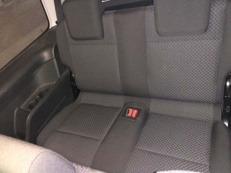 seats in the car